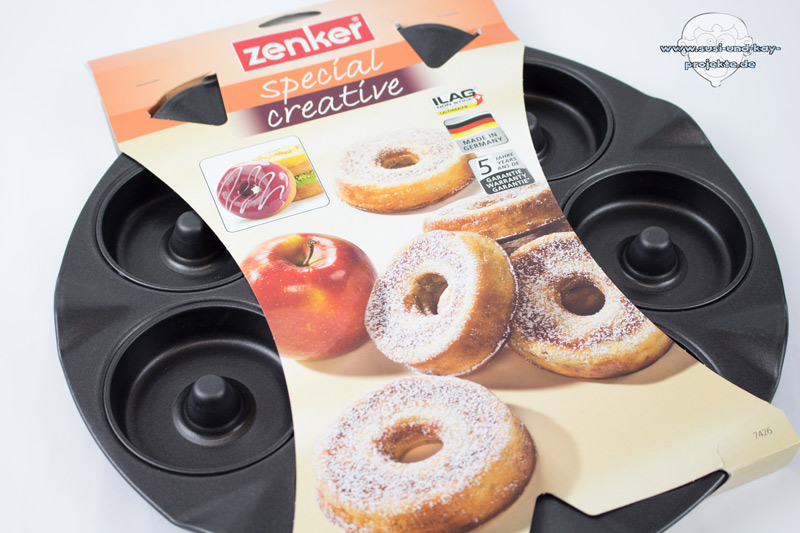 Zenker Apfelküchli / Donutbackblech Wir haben es ausprobiert