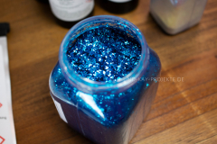 Epoxidharz-von-Harzspezialisten-Blkau-Effektglitter