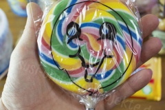 Regenbogen-Spiral-Lolli-süß