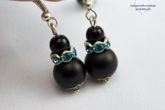 Ohrringe-DIY-Schwarz-Glitzer