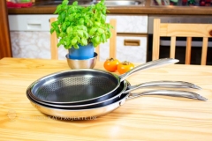 Onyx-Bratpfanne-dreier-Set