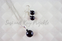 Onyx-Schmuck-Set-Schwarz