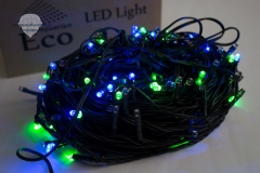 Weihnachten-Lichterkette-Blau