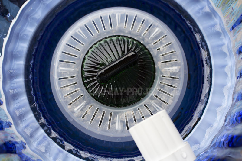 Bio-Ring-mit-Infaror-system-Wasser-Tank-blau